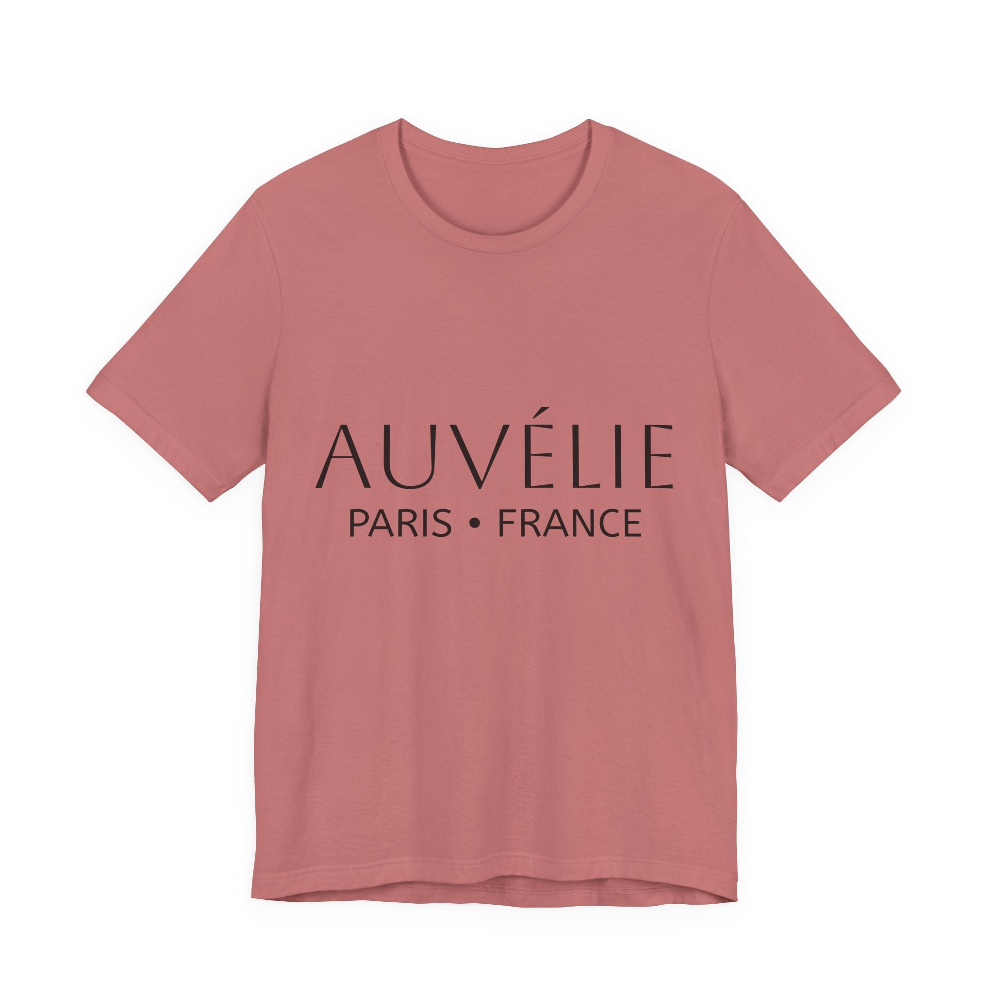 Auvélie Paris France Tee — Minimalist French Fashion T-Shirt