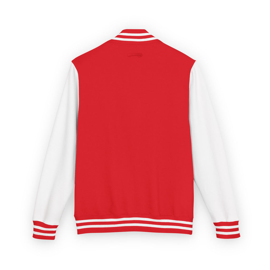 Letterman Jacket - Personalized 'Auvélie' Red & White Varsity Style