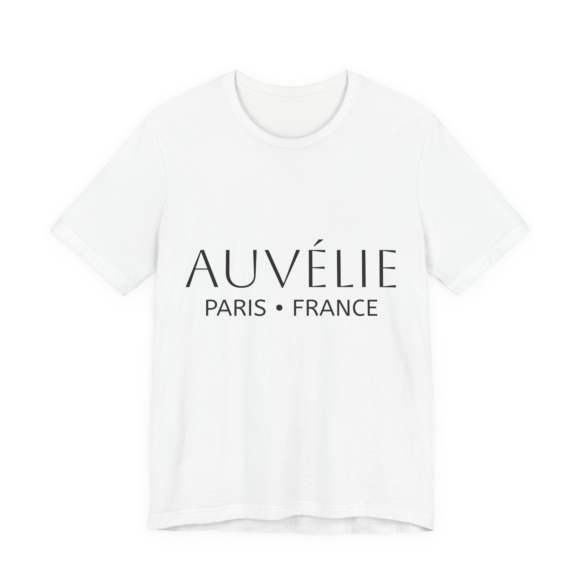 Auvélie Paris France Tee — Minimalist French Fashion T-Shirt