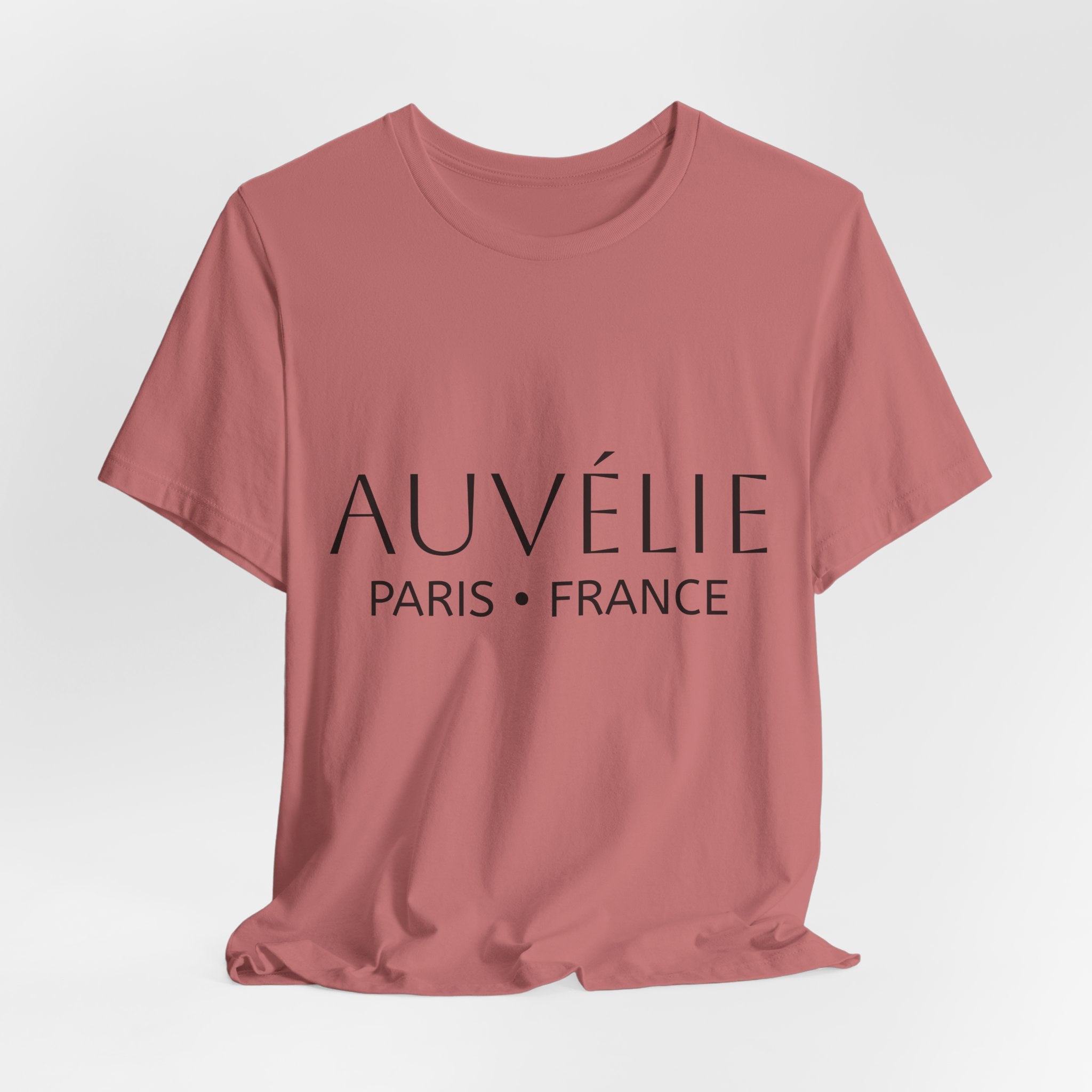 Auvélie Paris France Tee — Minimalist French Fashion T-Shirt