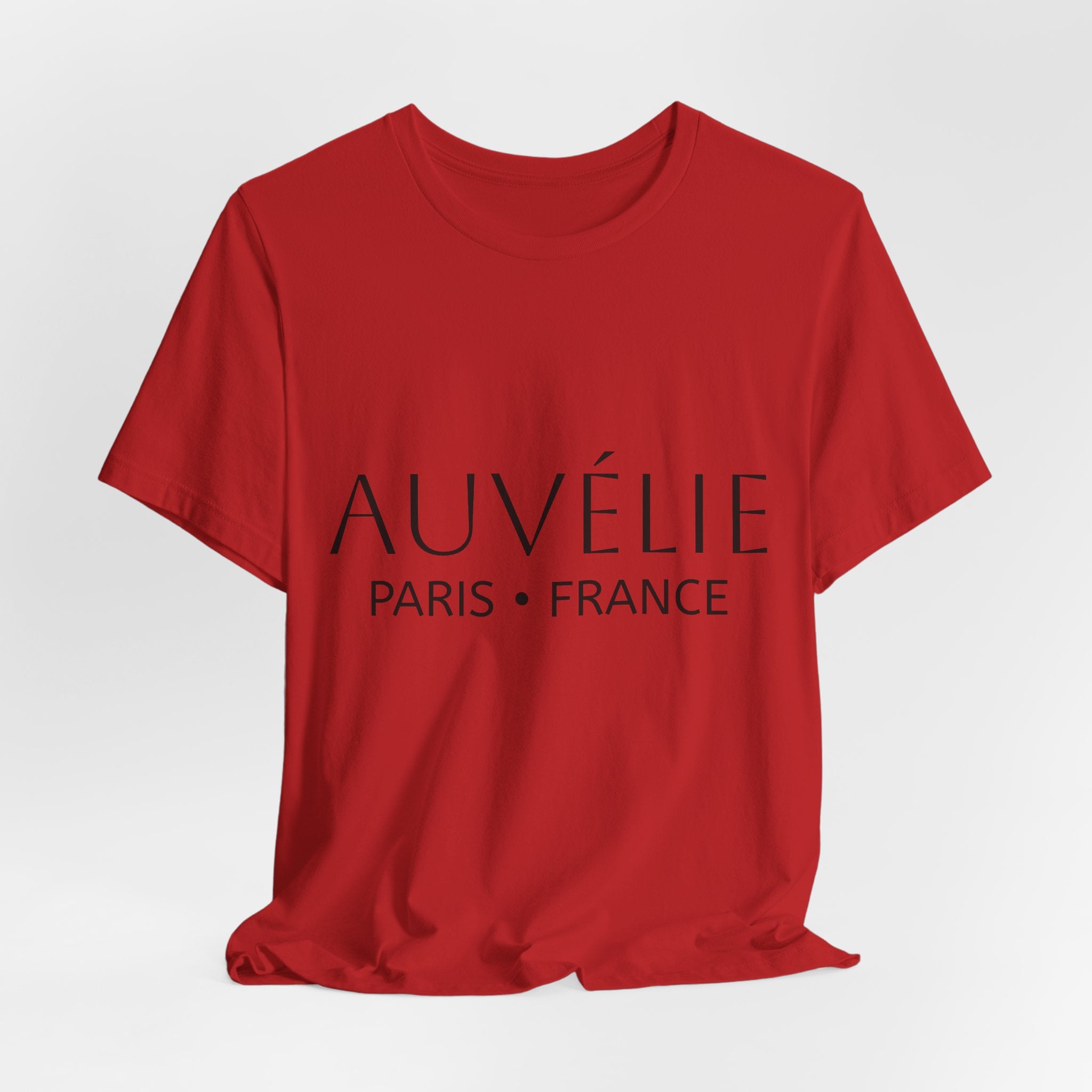 Auvélie Paris France Tee — Minimalist French Fashion T-Shirt