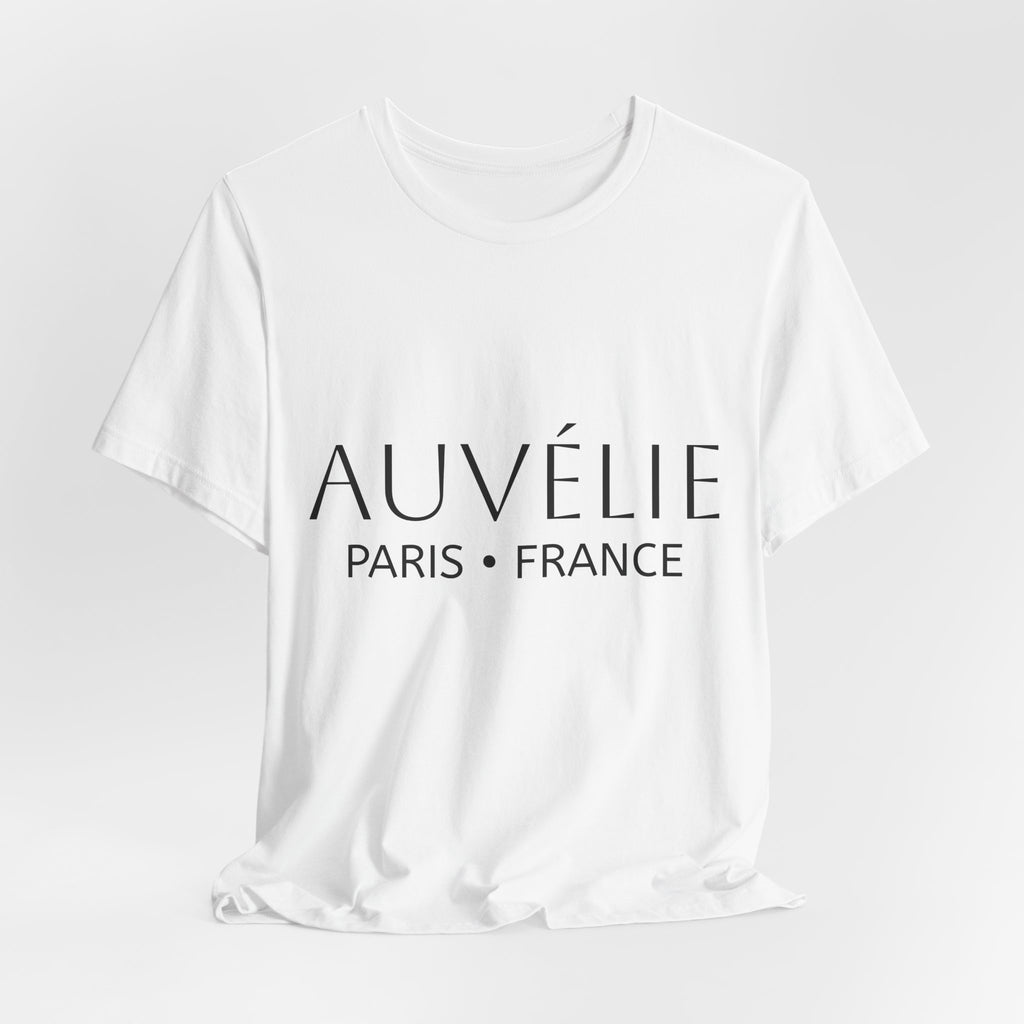 Auvélie Paris France Tee — Minimalist French Fashion T-Shirt