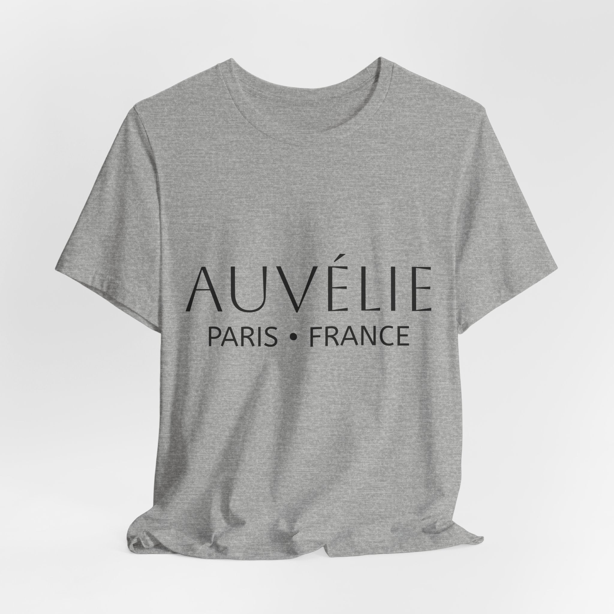 Auvélie Paris France Tee — Minimalist French Fashion T-Shirt