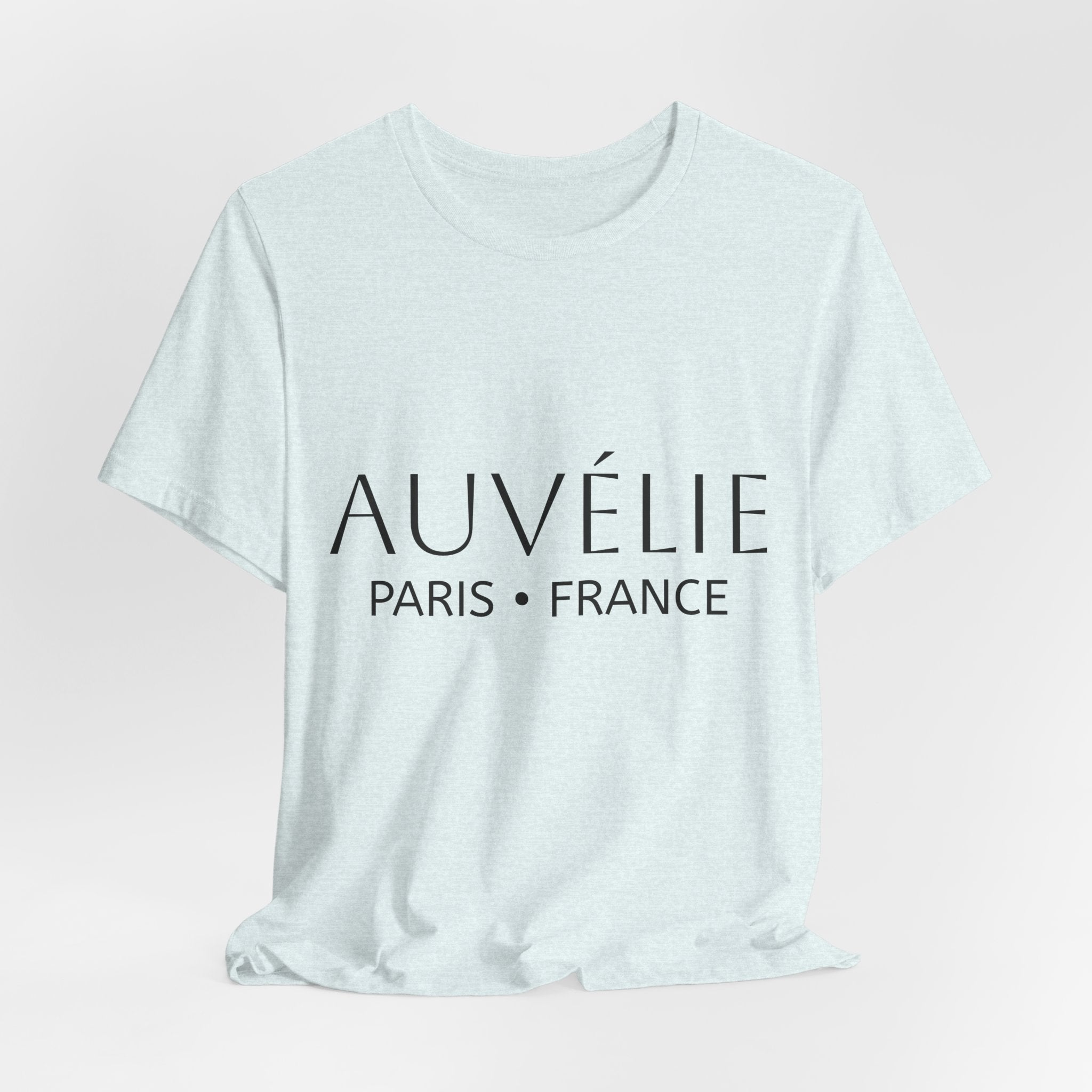Auvélie Paris France Tee — Minimalist French Fashion T-Shirt