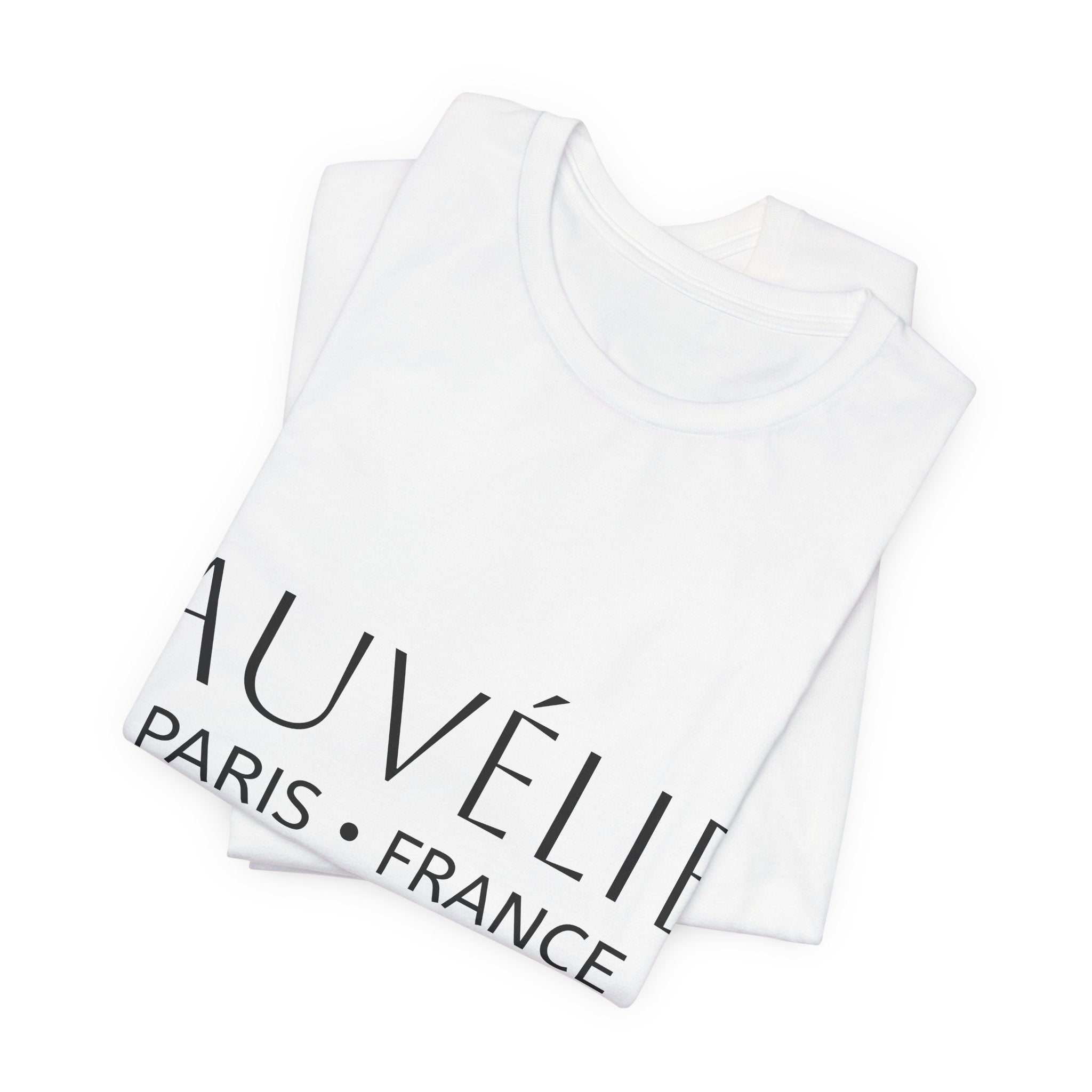 Auvélie Paris France Tee — Minimalist French Fashion T-Shirt
