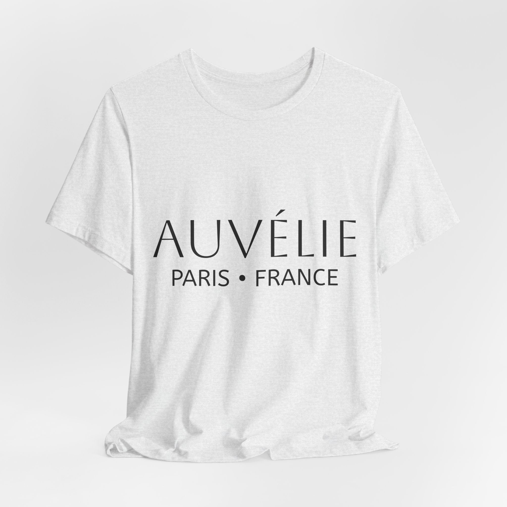 Auvélie Paris France Tee — Minimalist French Fashion T-Shirt
