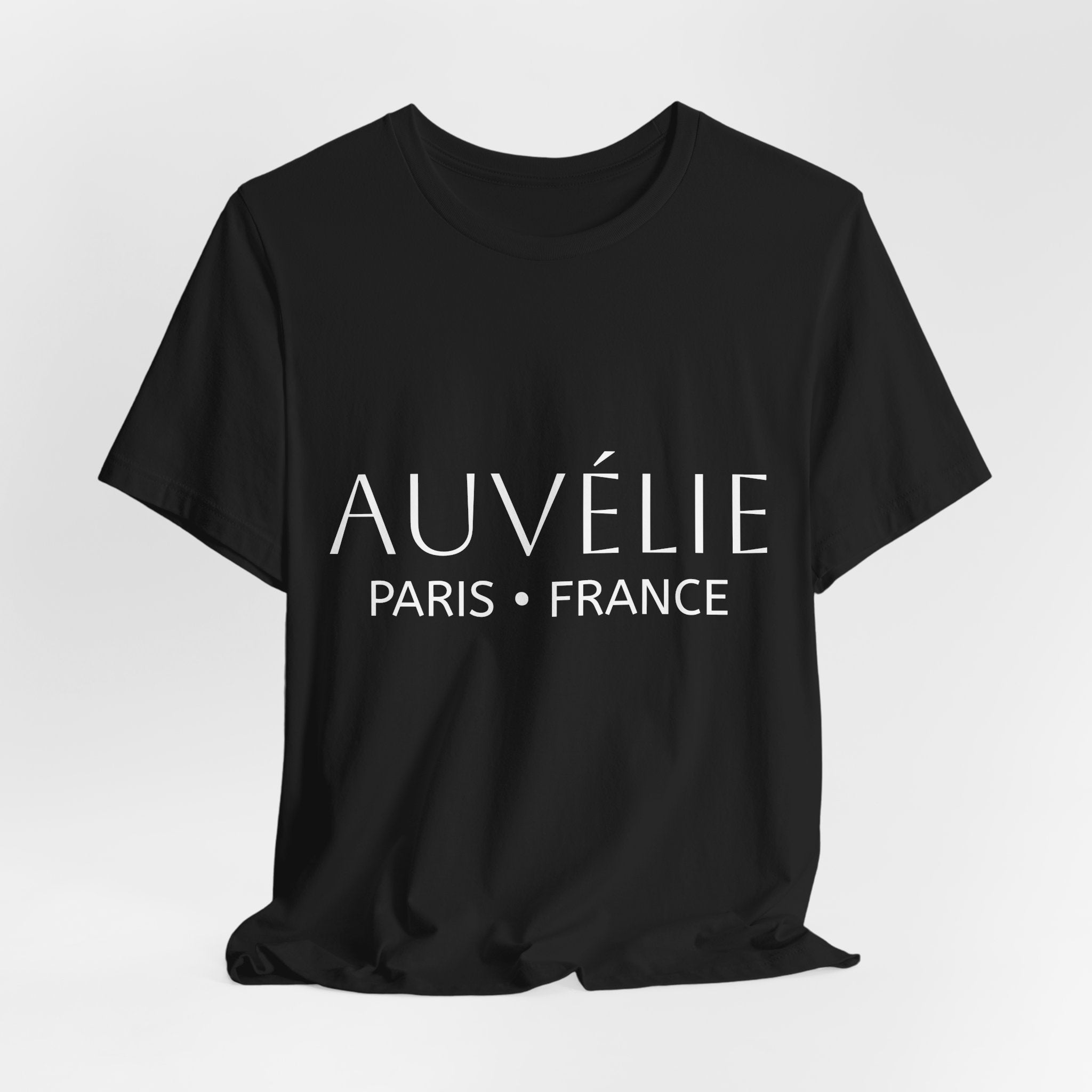 Auvélie Paris France Tee — Minimalist French Fashion T-Shirt