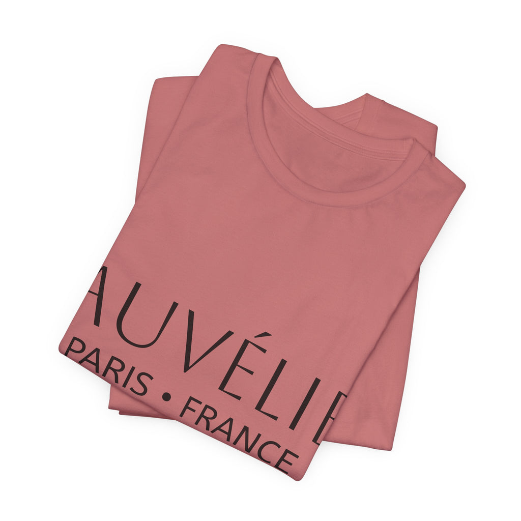 Auvélie Paris France Tee — Minimalist French Fashion T-Shirt
