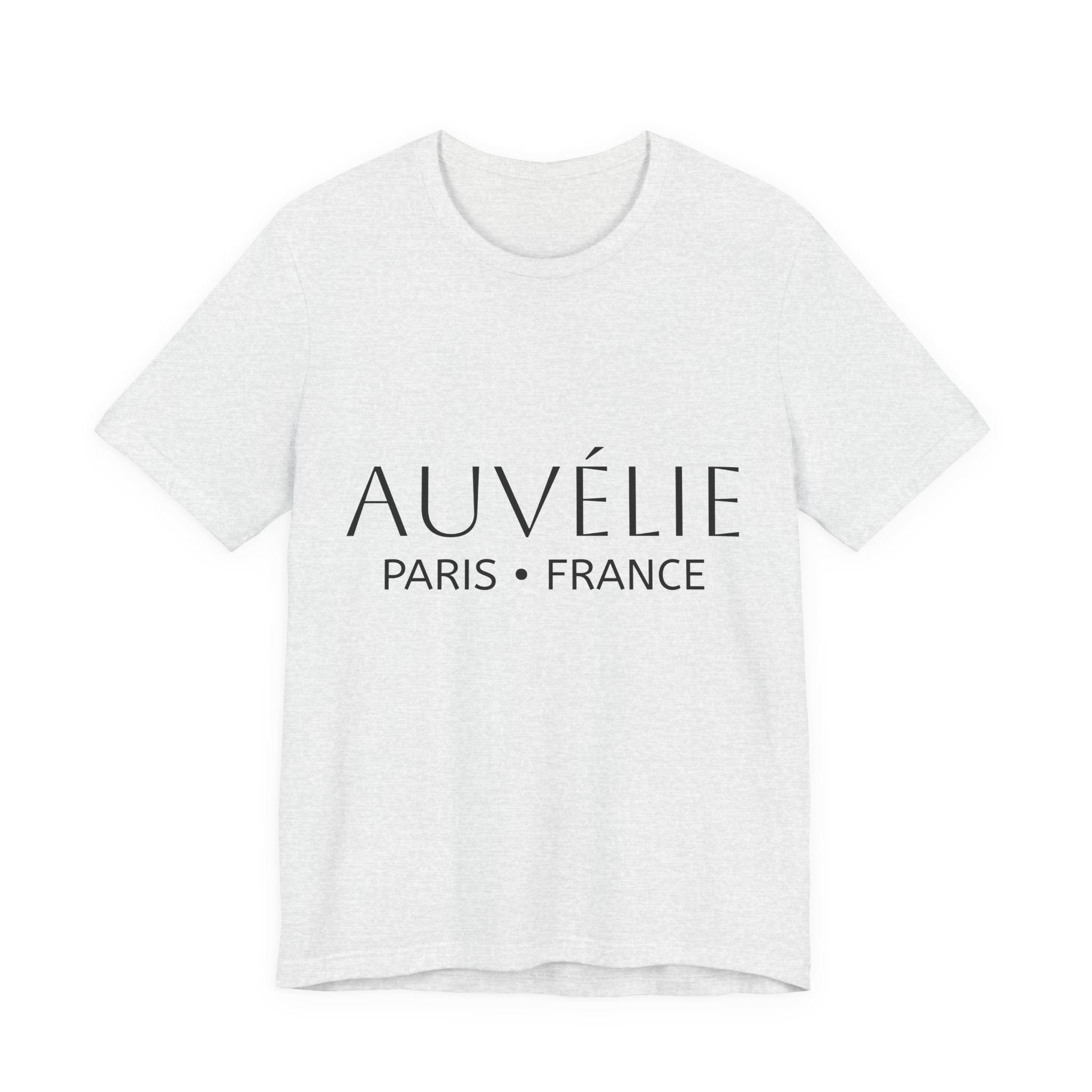 Auvélie Paris France Tee — Minimalist French Fashion T-Shirt