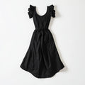 Ruffle short sleeve dress